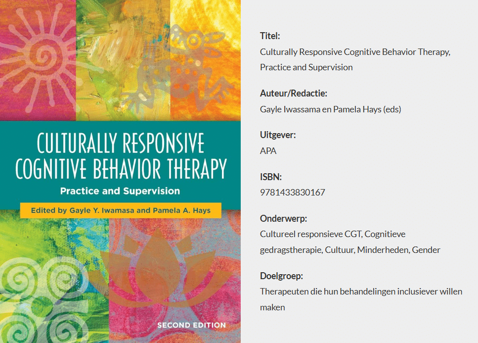 Afbeelding boek cultureel responsieve cognitieve gedragstherapie